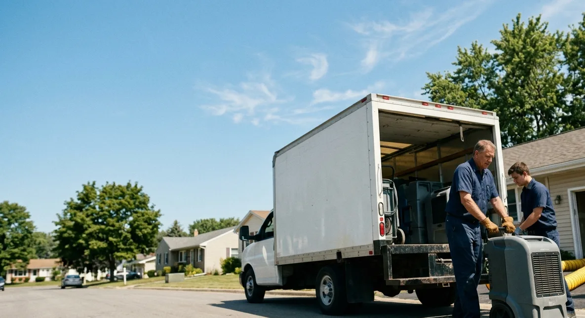 Water Damage Cleanup in Fredericksburg, IN near me